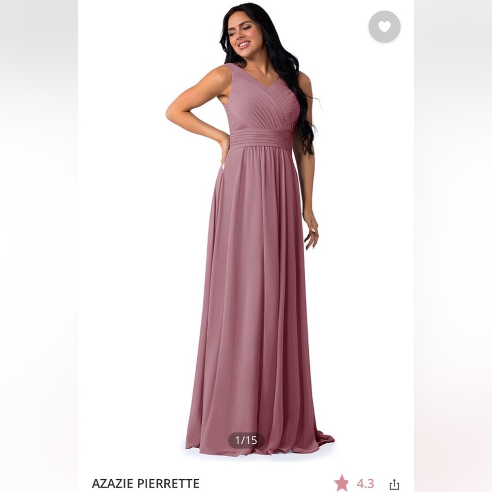 Azazie PIERRETTE Bridesmaid Dress Vintage Mauve
